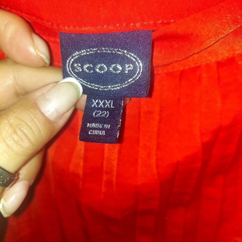 Scoop Pleated Matte Satin Midi Skirt - SZ 22 XXXL - Picture 2 of 4